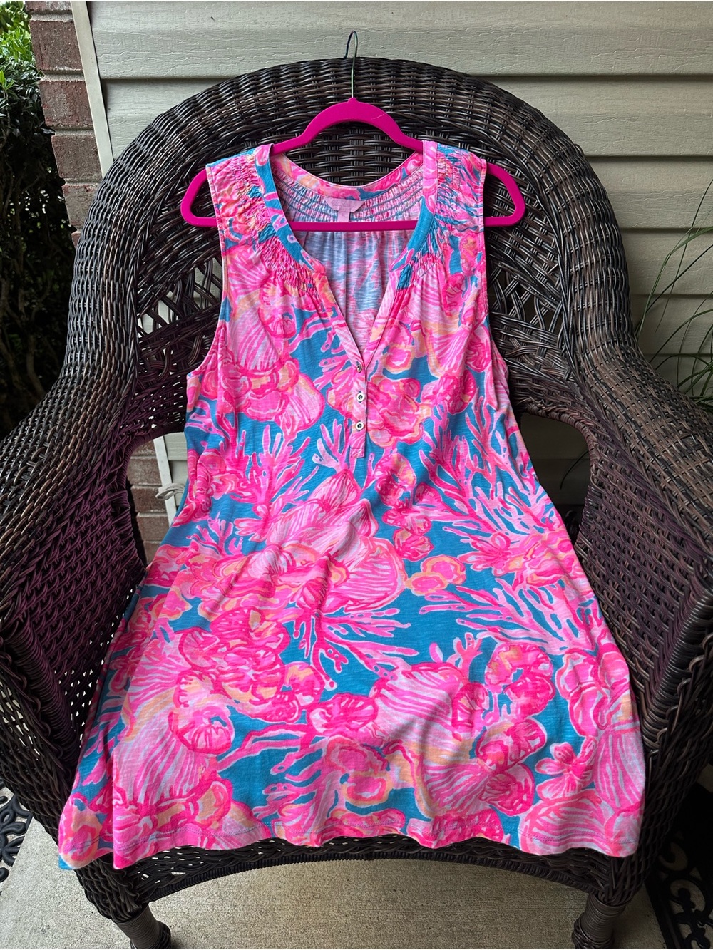 Lilly Pulitzer Essie Dress Mermaids Cove XL